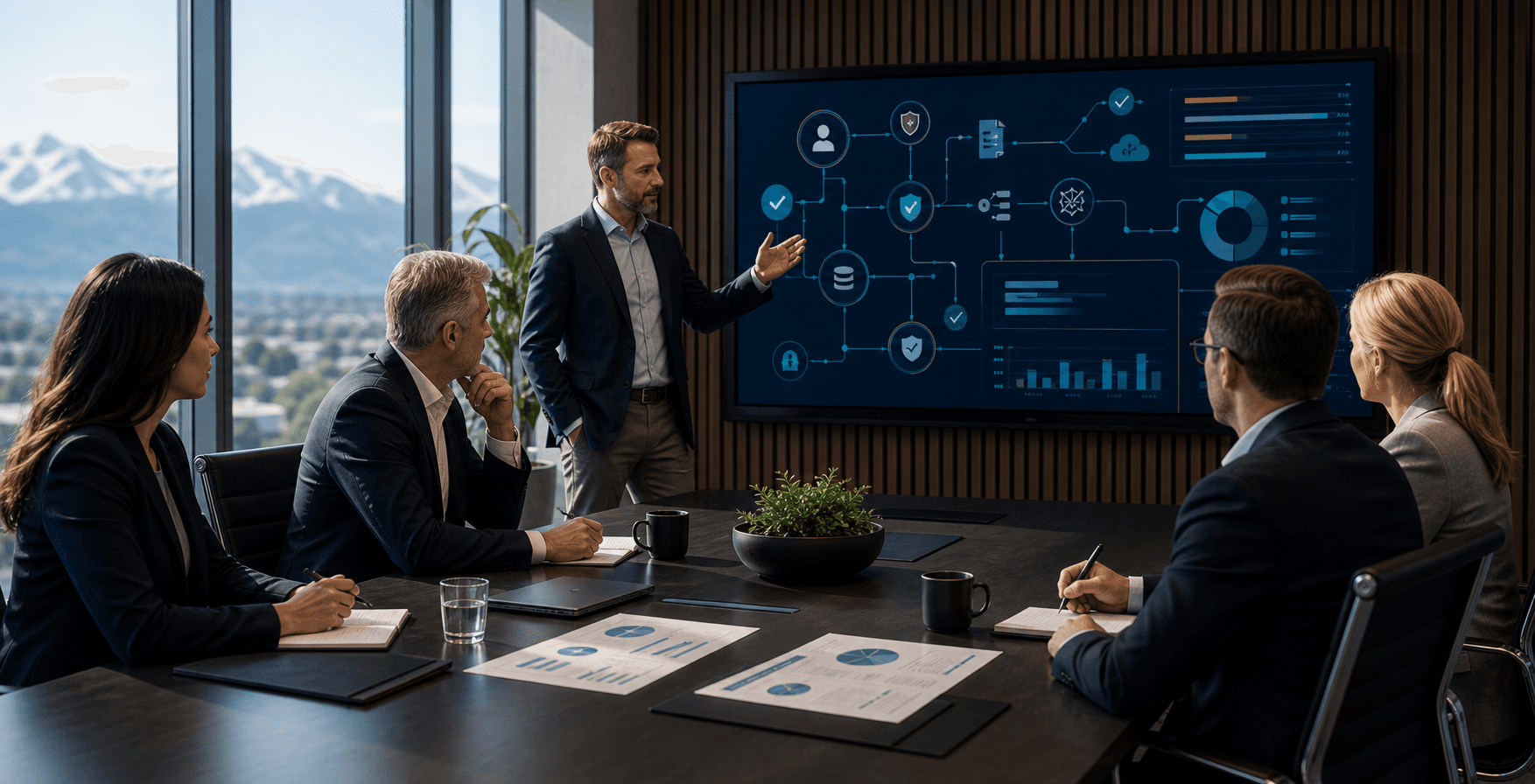 Executive technology briefing focused on planning, accountability, and business-aligned decisions